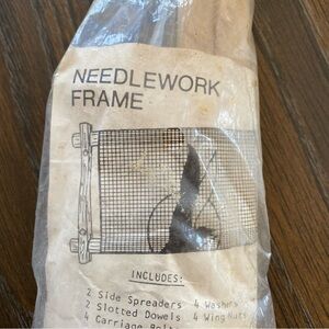 Vintage Needlework Wooden Frame